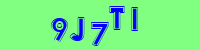 Blue Captcha Image
