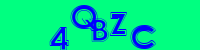 Blue Captcha Image