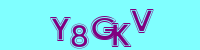 Blue Captcha Image