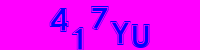 Blue Captcha Image