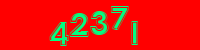 Blue Captcha Image