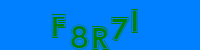 Blue Captcha Image