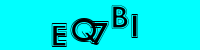Blue Captcha Image
