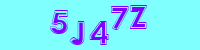 Blue Captcha Image