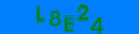 Blue Captcha Image