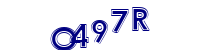 Blue Captcha Image