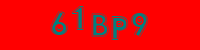 Blue Captcha Image