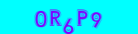 Blue Captcha Image