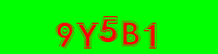 Blue Captcha Image