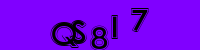 Blue Captcha Image
