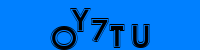 Blue Captcha Image