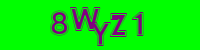 Blue Captcha Image