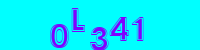 Blue Captcha Image