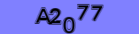 Blue Captcha Image