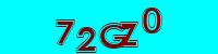 Blue Captcha Image