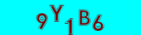 Blue Captcha Image