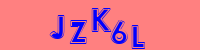 Blue Captcha Image