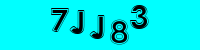 Blue Captcha Image