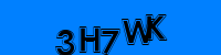 Blue Captcha Image