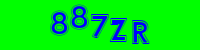 Blue Captcha Image