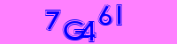 Blue Captcha Image