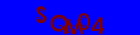 Blue Captcha Image