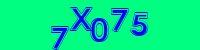 Blue Captcha Image