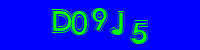 Blue Captcha Image