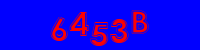 Blue Captcha Image