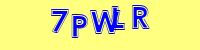 Blue Captcha Image