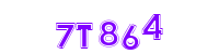 Blue Captcha Image