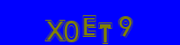 Blue Captcha Image