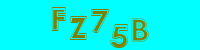 Blue Captcha Image