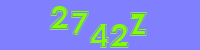 Blue Captcha Image