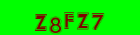 Blue Captcha Image
