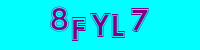 Blue Captcha Image