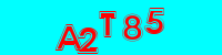 Blue Captcha Image
