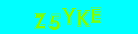 Blue Captcha Image
