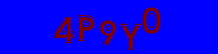 Blue Captcha Image