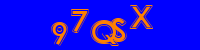 Blue Captcha Image