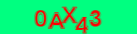 Blue Captcha Image