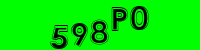 Blue Captcha Image