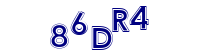 Blue Captcha Image