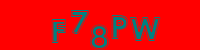 Blue Captcha Image