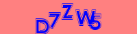 Blue Captcha Image