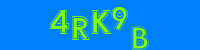 Blue Captcha Image