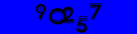 Blue Captcha Image