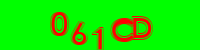 Blue Captcha Image