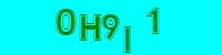 Blue Captcha Image