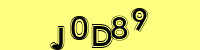Blue Captcha Image
